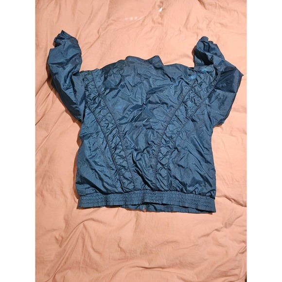 Vintage Bolo Spirit Track Suit Womens Medium Windbreaker Ladies 80s Teal Euc - Picture 8 of 11
